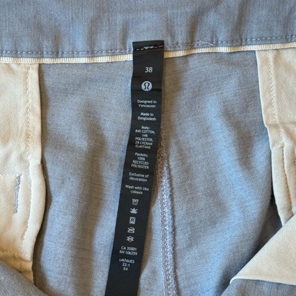 Lululemon Athletica Slate Blue Commission Shorts - Picture 4 of 4